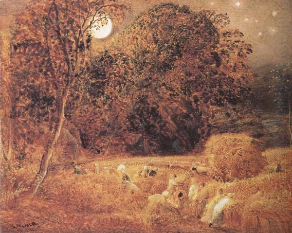 Samuel Palmer The Harvest Moon china oil painting image